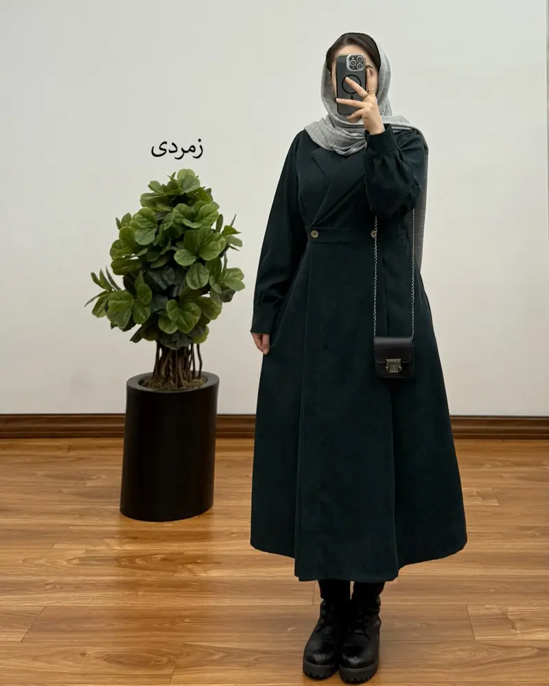 مانتو کبریتی بلند غزال